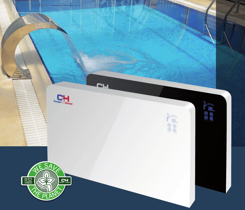 Dezumidificator pentru piscină cu panou decorativ din sticlă CH-D22RK - imagine 5